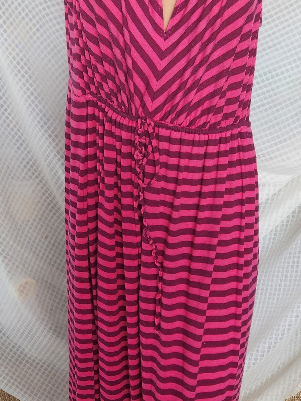 Faded Glory Pink Tie-Dye Top